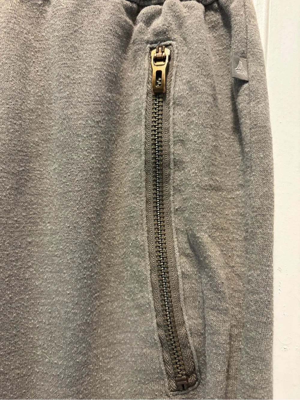 adidas Men's Gray Tapered Zip-Cuff Joggers